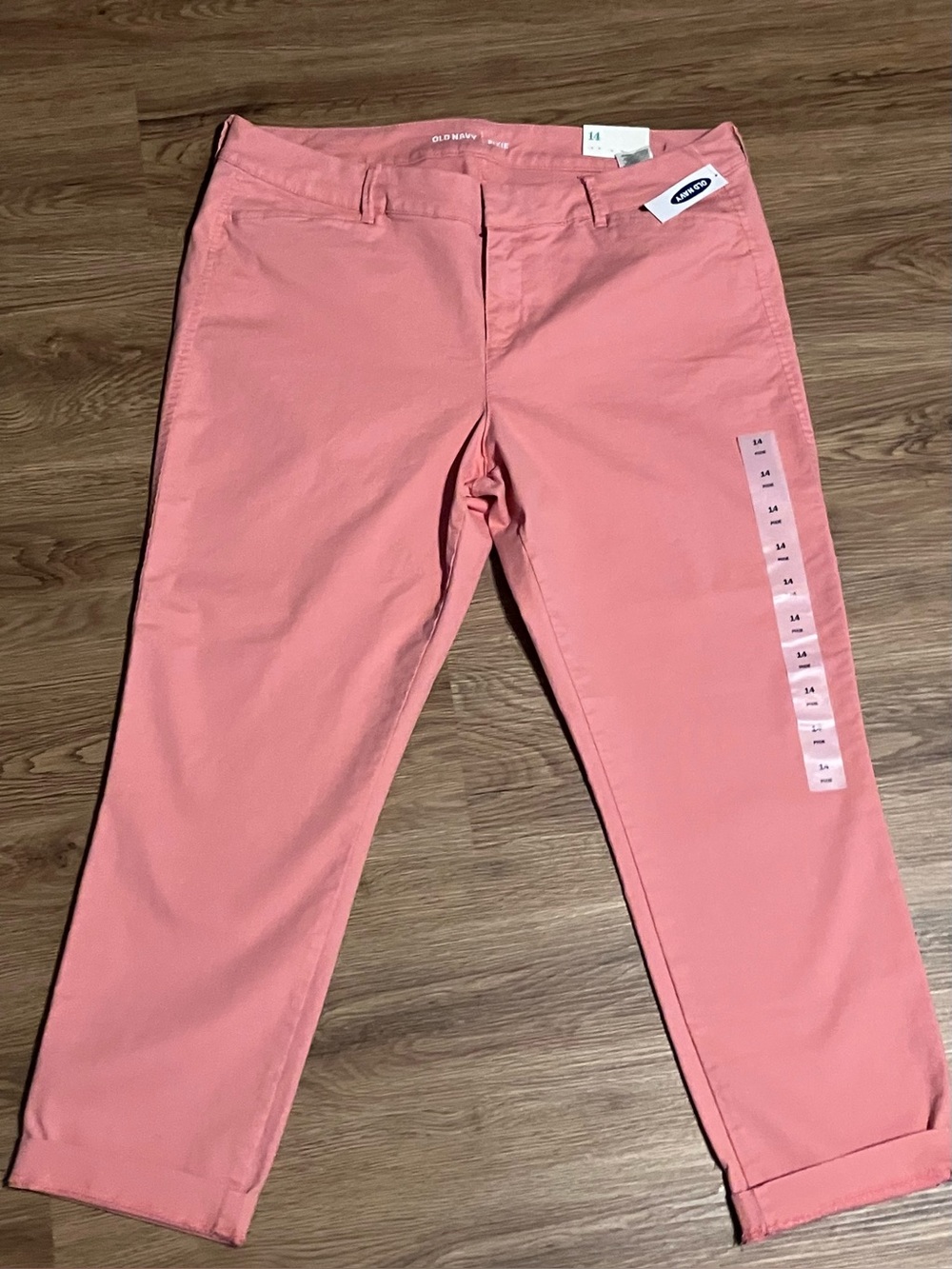 Old Navy Pixie Chino Pants in Rainier Cherry